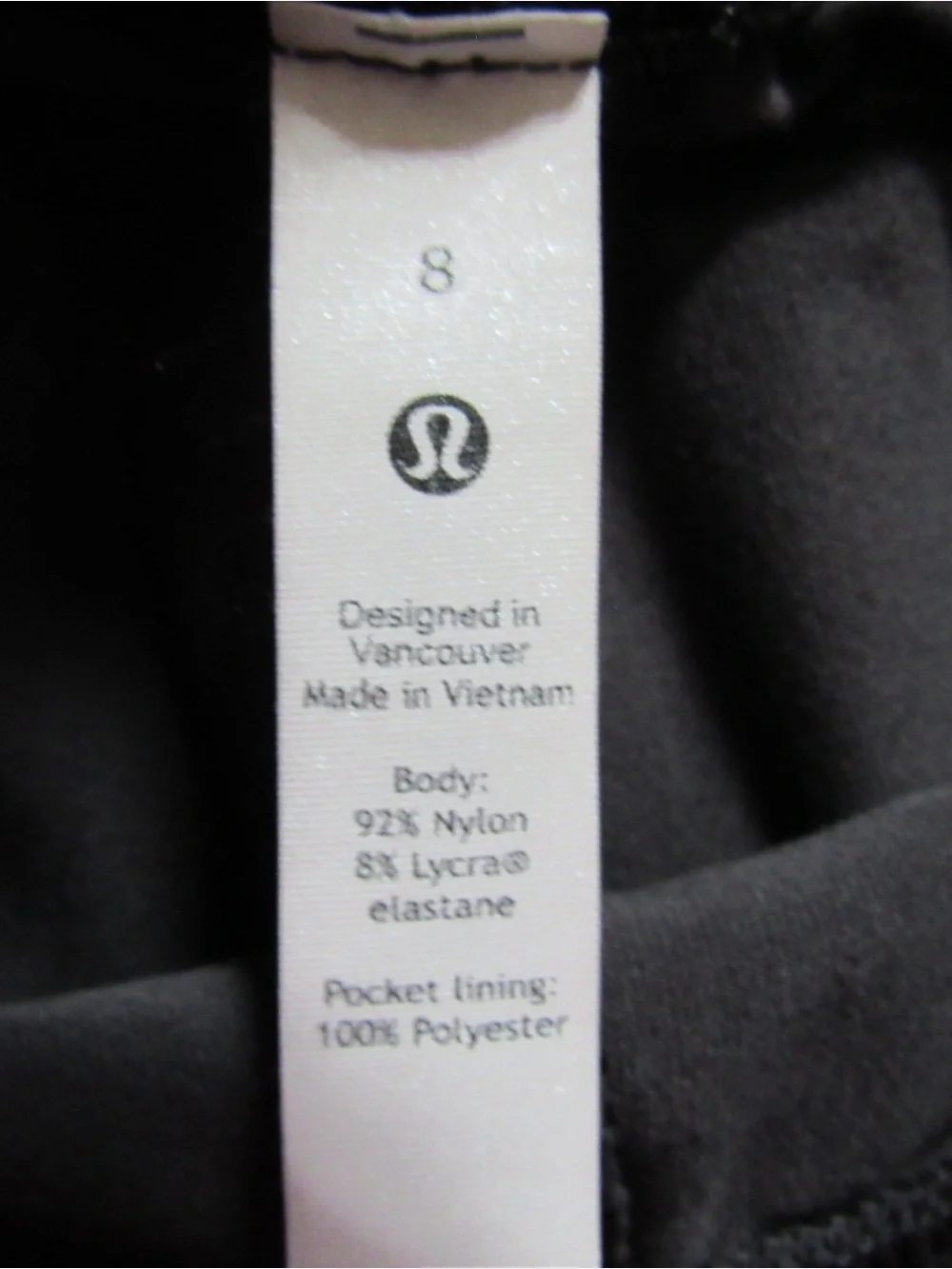 Lululemon Ready to Rulu Jogger Pants 8 Black Camo Soft Sweat Wicking Athletic